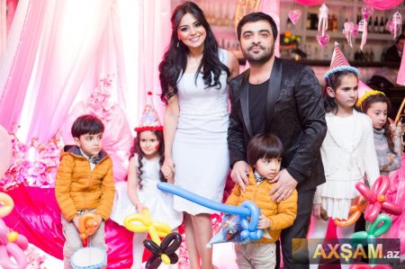 Vüsalənin qızının ad günündən yeni FOTOlar