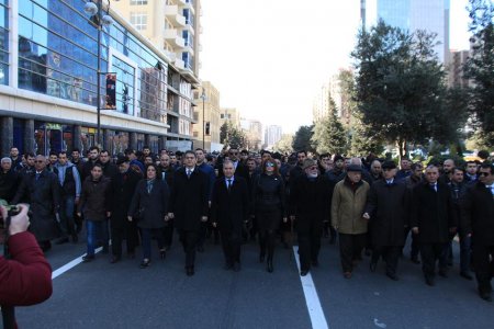 Milli Şura Xocalı soyqırımını belə yad etdi FOTO VİDEO