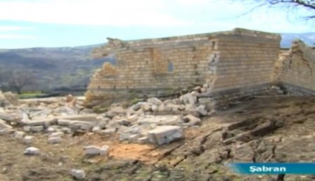 Şabranda torpaq sürüşməsi - 5 ailə evsiz qaldı