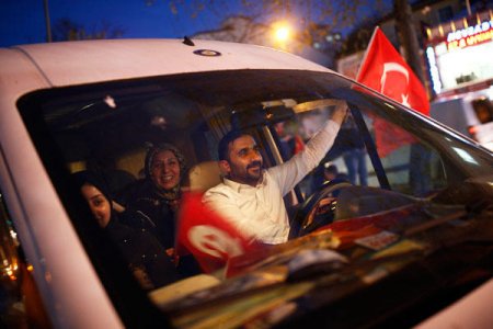 Ərdoğanın uğuru belə qeyd olundu - FOTO