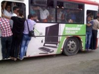 Sərnişinlər niyə avtobusdan sallaşmağa məcbur olur?
