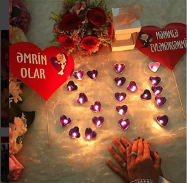 Natavan nişanlısından evlilik təklifi aldı - FOTO