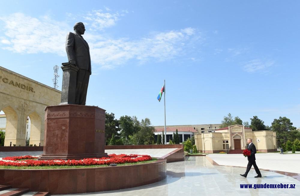 Prezident İlham Əliyev Şirvanda səfərdədir - FOTO