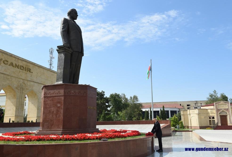 Prezident İlham Əliyev Şirvanda səfərdədir - FOTO