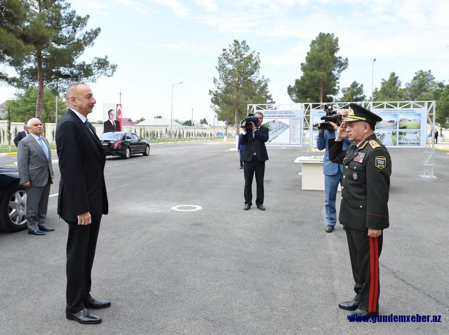 Prezident İlham Əliyev Şirvanda səfərdədir - FOTO