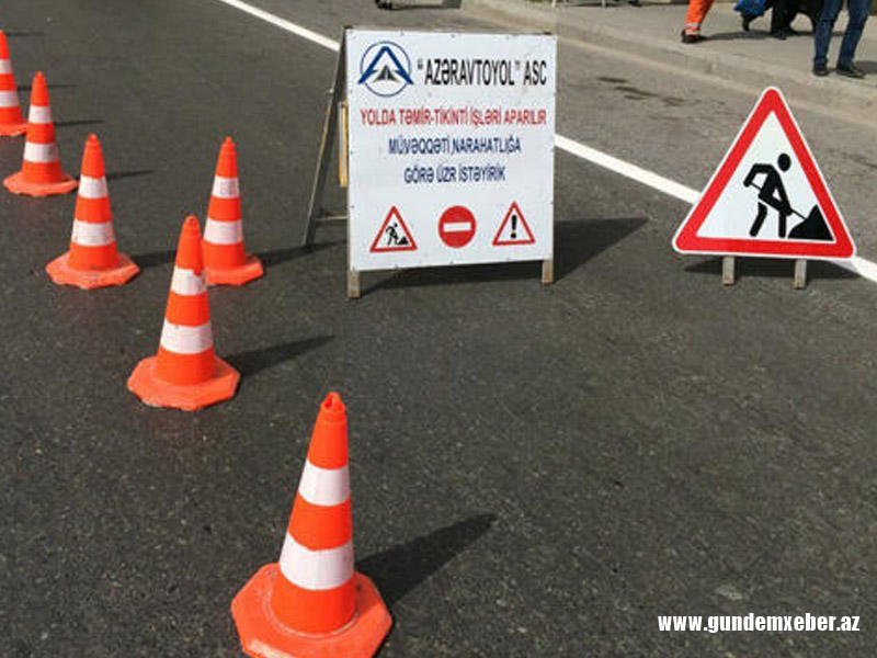 Daha bir yolda hərəkət məhdudlaşdırılır Daha bir yolda hərəkət məhdudlaşdırılır