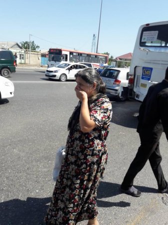 Bakıda sərnişin avtobusları toqquşdu: Yaralılar var - FOTO