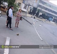 Bakıda "BakuBus" avtobusu qəza törətdi: yaralı var - FOTO