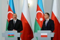 Azərbaycan və Polşa prezidentləri mətbuata bəyanatlarla çıxış ediblər