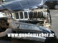 Bakıda "Jeep" piyadanı VURUB - Ölən var