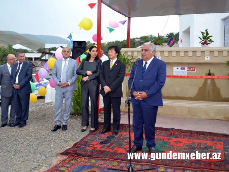 Daşkəsəndə Yaponların  dəstəyi ilə yeni içməli su xətti istifadəyə verilib
