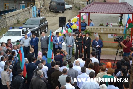 Daşkəsəndə Yaponların  dəstəyi ilə yeni içməli su xətti istifadəyə verilib