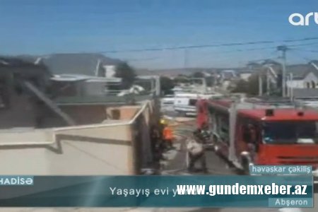 Körpə yanğından son anda xilas edildi, Nazirlik əməkdaşının halı pisləşdi – VİDEO