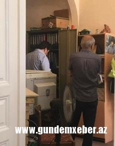 Vergi nümayəndələri Turan-ın sənədlərini götürür - Foto