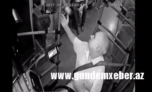 Bakıda avtobus sürücüsünə silah çəkən şəxs tutuldu