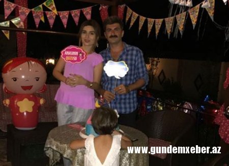 Qızının ad günü fotolarını paylaşan Zauru tanımadılar