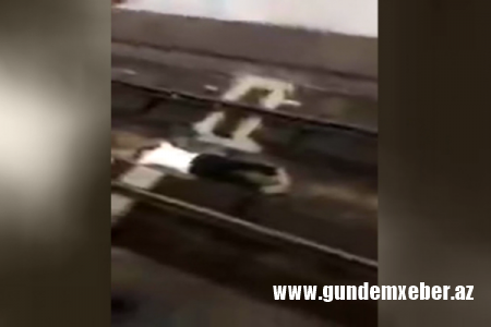 Bakı metrosunda qorxulu anlar - VİDEO