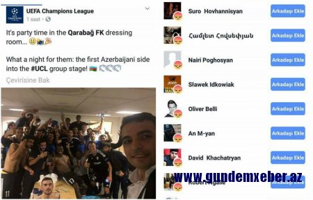"Qarabağ"ın qələbəsi erməniləri özündən çıxardı — FOTOFAKT
