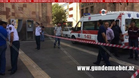 Nazirlikdə bomba həyəcanı - Ermənistanda (FOTOLAR)+YENİLƏNDİ