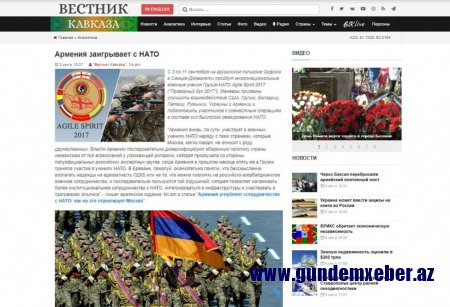 Ermənistan NATO-ya yaltaqlanır