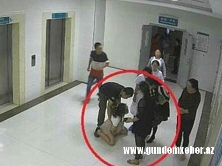 9 aylıq hamilə qadın özünü doğum evinin pəncərəsindən atdı - VİDEO - FOTO