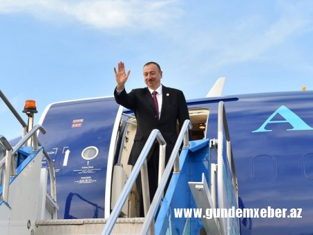 Azərbaycan Prezidenti Qazaxıstana gedib