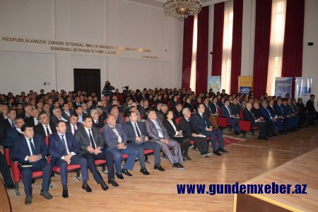Daşkəsəndə Gəncə-Qazax iqtisadi rayonundan olan sahibkarlar, fermerlər və iş adamları üçün işgüzar forum keçirildi