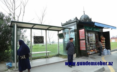 Bakıdakı 600 Avtobus İnformasiya terminalından 200-ü işləmir - FOTOREPORTAJ