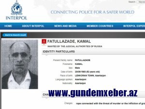 İnterpol adam öldürməyə cəhd edən bu azərbaycanlını axtarır
