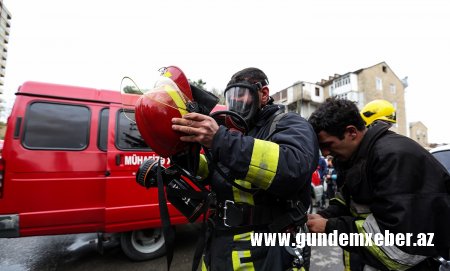 Bakıda biznes mərkəzində baş verən yanğın söndürülüb, 40 nəfər təxliyyə olunub - YENİLƏNİB 