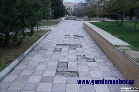 Xaləddin İsgəndərov "Heydər Əliyev parkı"nı hissə-hissə satır (FOTOLAR)