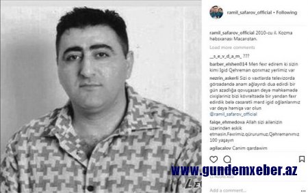 Ramil Səfərovun həbsxana FOTOLARI YAYILDI  