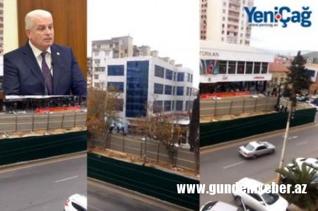Xətai rayonunda ağac soyqırımı: İcra başçısı bağı məhv etdirdi