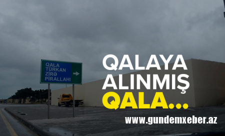 Prezidentin keçdiyi yolun üzərindəki torpaqları qanunsuz hasarlayan kimdir? — FOTOLAR