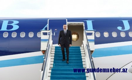 İlham Əliyev Türkiyədə işgüzar səfərdədir