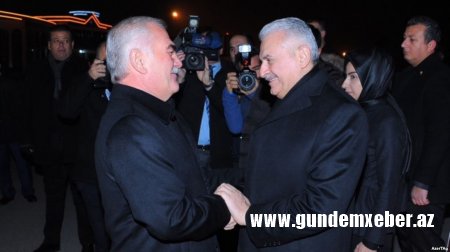 Türkiyənin baş naziri Naxçıvanda səfərdə olub