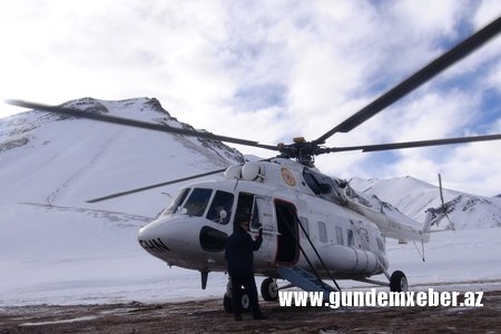 Jurnalistlər alpinistlər itkin düşən əraziyə aparıldı -VİDEO