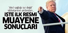 Trampın psixoloji durumu ilə bağlı ilk rəsmi NƏTİCƏLƏR AÇIQLANIB