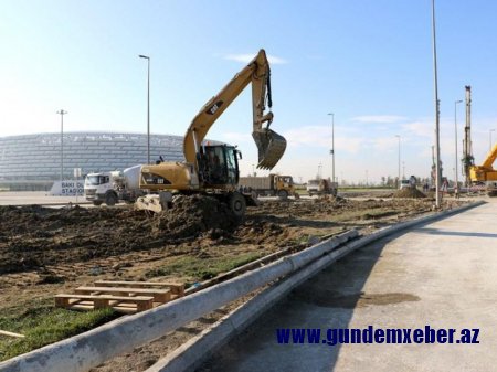 Olimpiya Stadionunun qarşısında nə tikilir? - Rəsmi açıqlama
