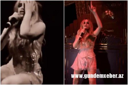 Nigar Camaldan gecə klubunda cəsarətli rəqs - video