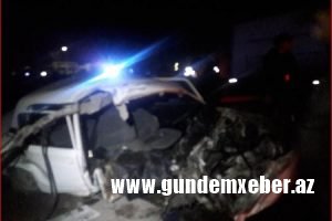 Bərdədə komitə sədrinin oğlunun avtomobilini qaçıran şəxslər qəzaya düşərək ölüblər- FOTO