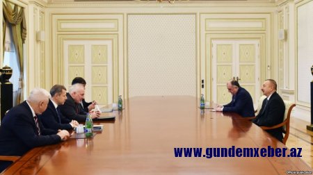 Minsk qrupunun həmsədrləri İlham Əliyevlə görüşüb