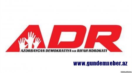 ADR Hərəkatı dövlət vəsaitlərindən İlham Əliyevin təbliğatında istifadəyə son qoyulmasını tələb edir