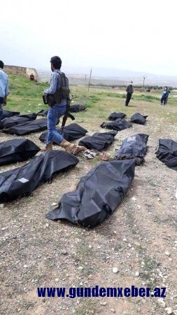 Afrində 110 cəsəd basdırılmış gizli məzarlıq tapıldı - FOTOLAR