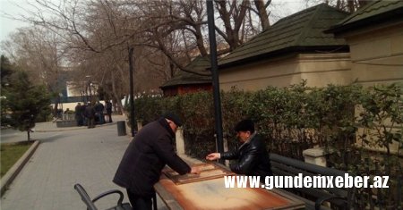 Köhnə Bakı : “nərdtaxtalar parkı”ndan – Reportaj (FOTOLAR)