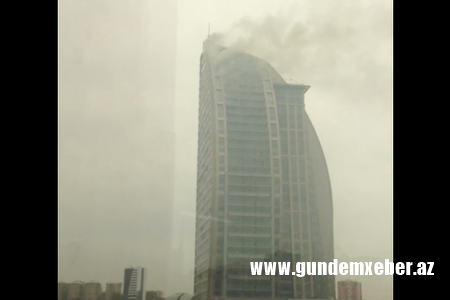 SON DƏQİQƏ – “Trump Tower Baku” yanır – VİDEO
