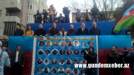 Milli Şura və Müsavatın mitinqi: “Seçkinin nəticələrini tanımırıq”