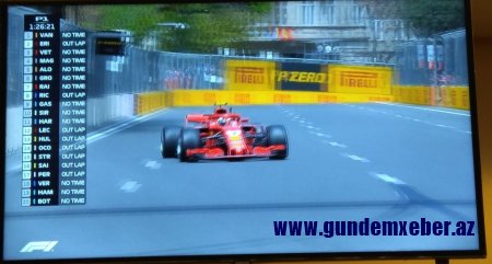 Formula 1 yarışının sərbəst yürüşünə start verildi - Fotolar