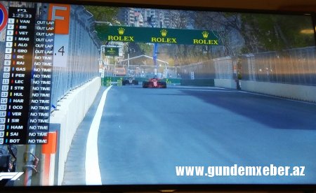 Formula 1 yarışının sərbəst yürüşünə start verildi - Fotolar