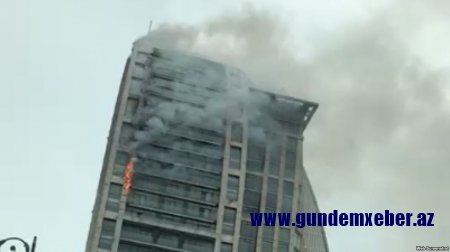 Bakıda keçmiş Trump Tower-də yanğın söndürülüb -Yenilənib